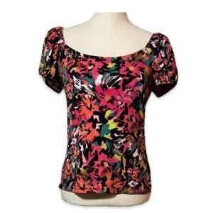 Guess Blouse Women’s size L Multi Colored